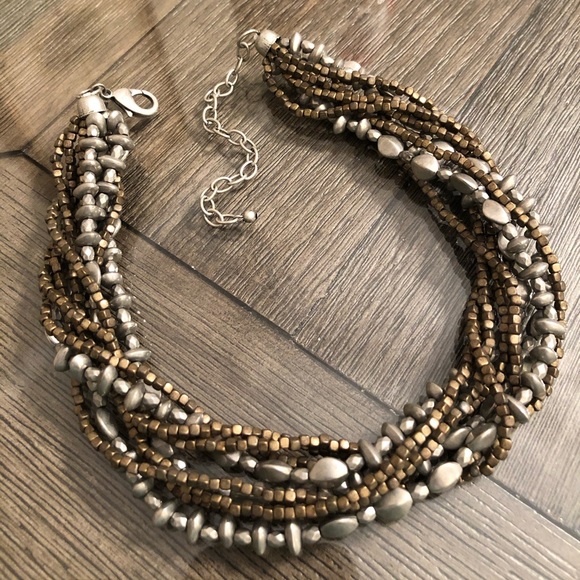 9 Strand Antiqued Matte Silver Brass WEAR IT NOW - Picture 11 of 11